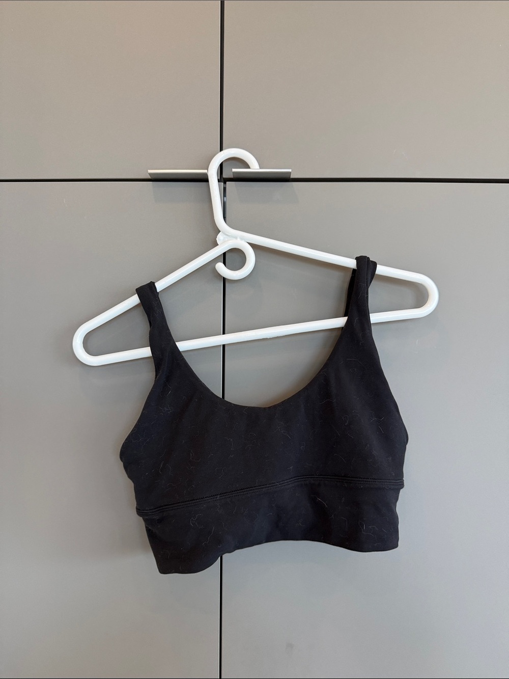 Lululemon Black Women's Seamless Crop Bralette - Comfortable Everyday Support